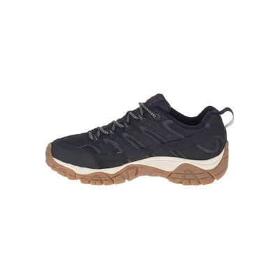 Merrell Women's Moab 2 GTX Walking Shoe Low Rise Hiking, Black/Gum, 10