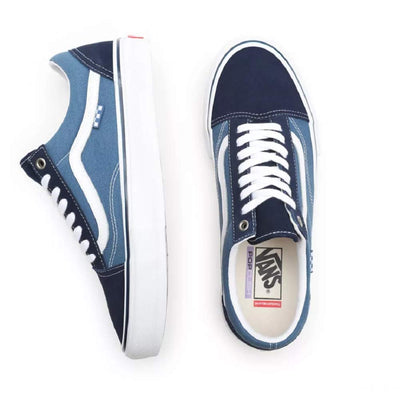 Vans Men's Skate Old Skool Sneaker, Navy/White, Size 11