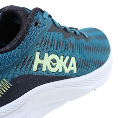 HOKA ONE ONE Mens Solimar Textile Synthetic Blue Coral Butterfly Trainers 10 US