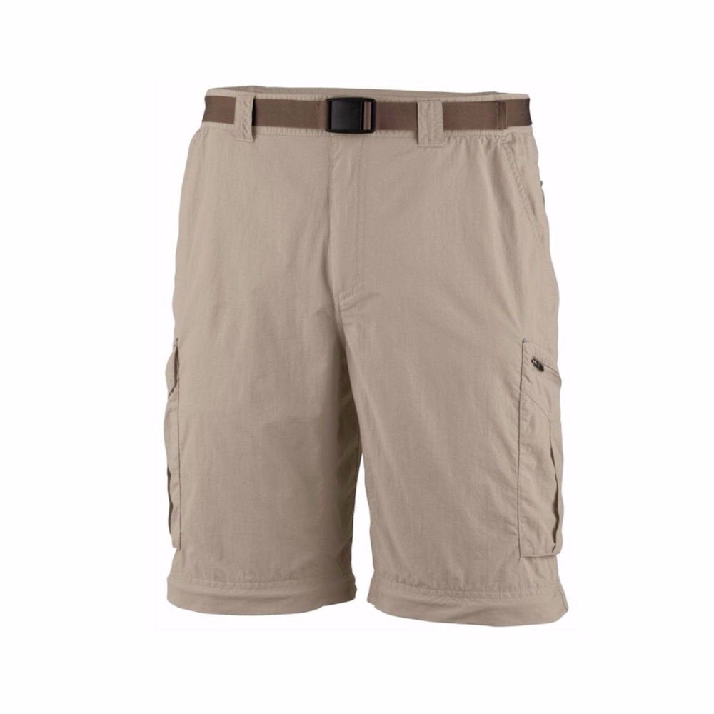 Columbia Mens Kestrel Trail Omni-Wick UPF 50 Shorts (34/ Ins 12", Beige)