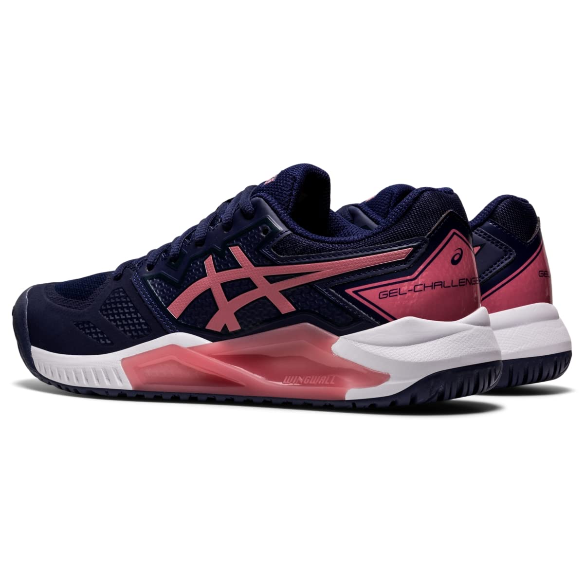 ASICS Women's Gel-Challenger 13 Tennis Shoes, 10.5, Peacoat/Smokey Rose