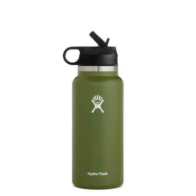 Hydro Flask 40 oz Wide Mouth Straw Lid Black