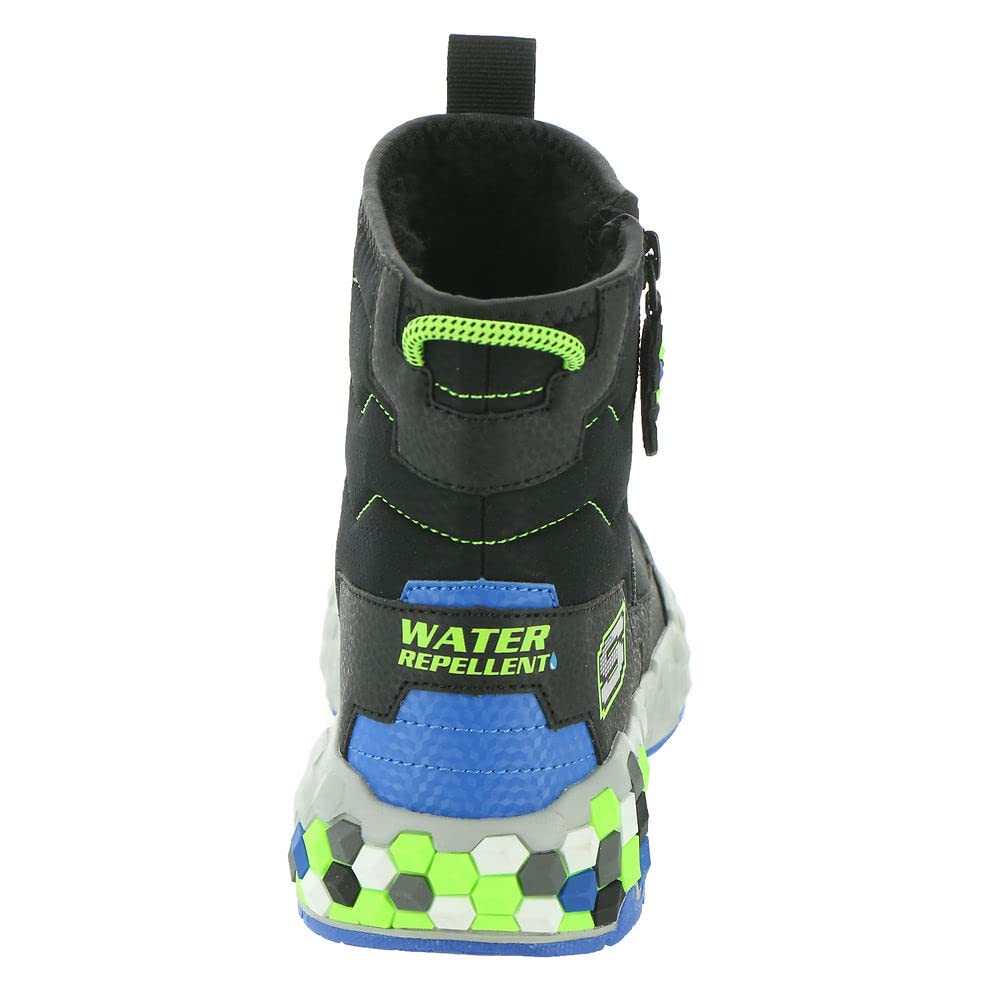 Skechers Boy's Mega-Craft 2.0-Cubobreeze Sneaker 2.5 Big Kid Black-lime