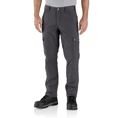 Carhartt Men's Rugged Flex Relaxed Fit Ripstop Cargo Fleece Lined Work Pant 30W x 34L Shadow