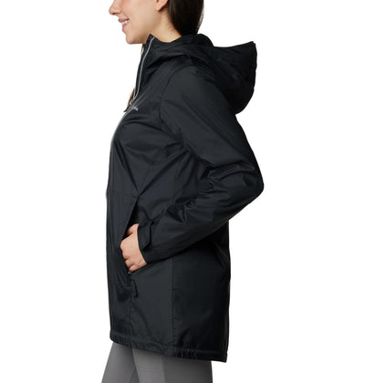 Columbia Women's Switchback Lined Long Jacket, Black, Large