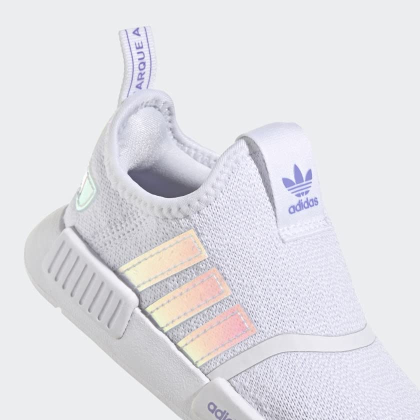 adidas NMD 360 Shoes Kids', White, Size 7K