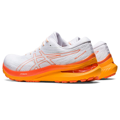 ASICS Men's Gel-Kayano 29 Running Shoes, 10.5, White/NOVA Orange