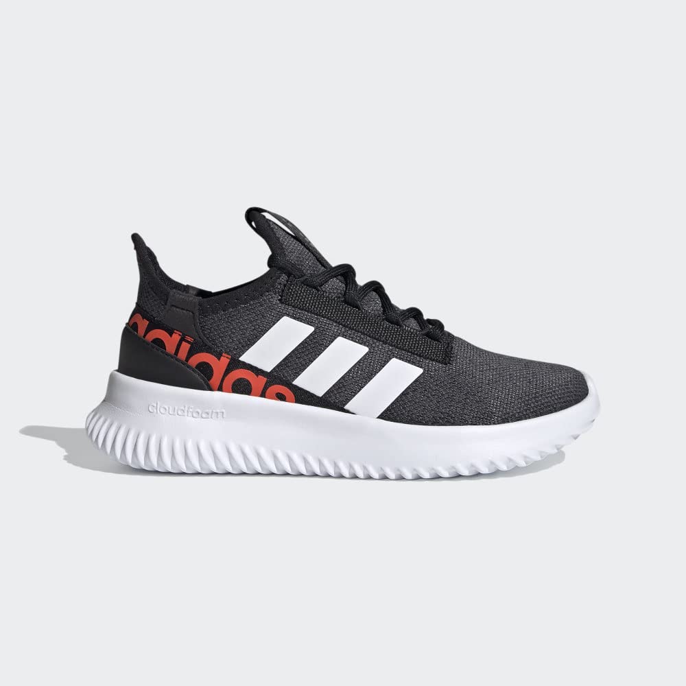 adidas Kids' Kaptir 2.0 Running Shoe 6 Big Kid Black/White/Solar Red