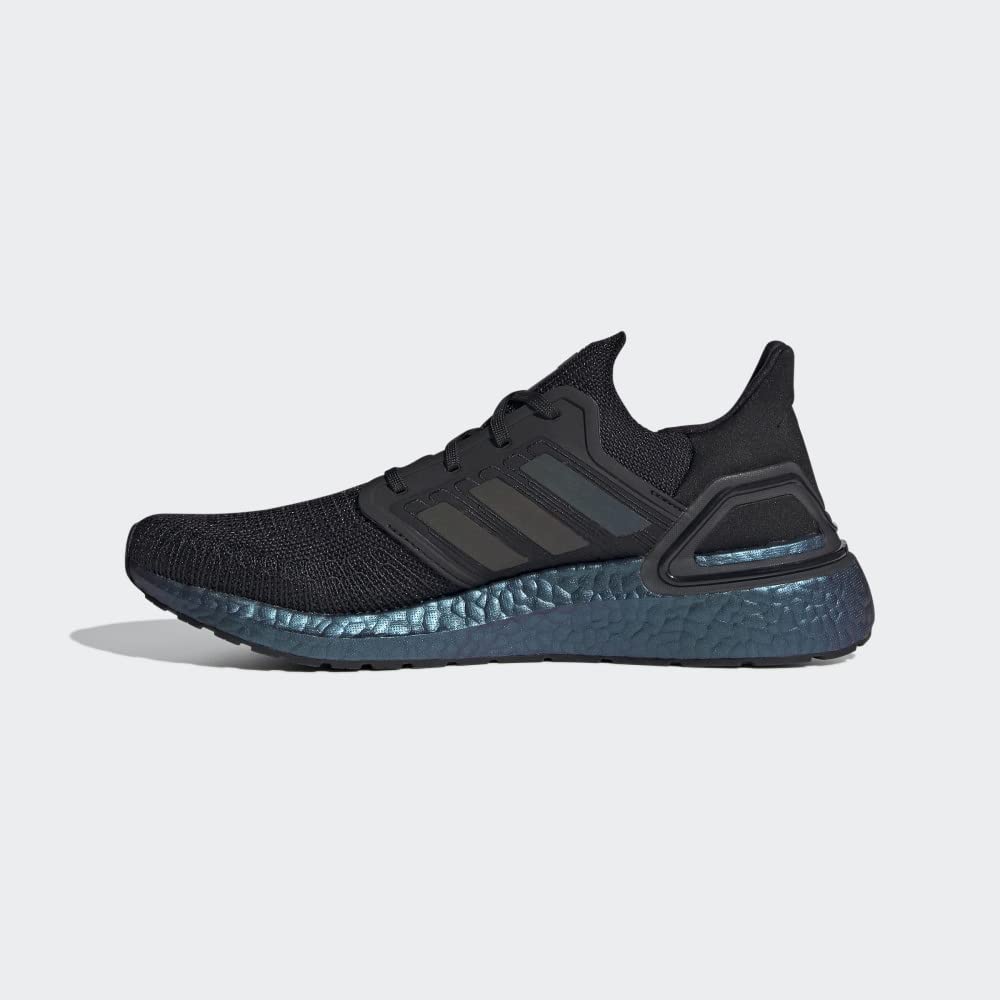 adidas Running Ultraboost 20 Core Black/Core Black/Signal Cyan 9 D (M)