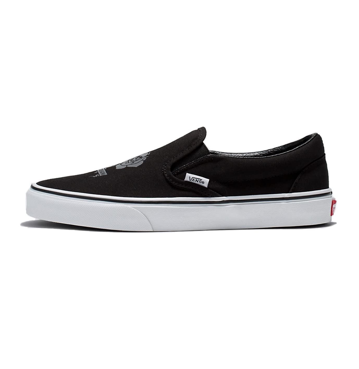 Vans Men's Classic Slip On, Love You to Death/Black/True White, Size 7.5