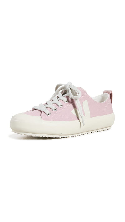 Veja Women's Nova Sneakers, Babe/Pierre, Off White, Pink, 5 Medium US