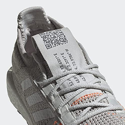 adidas PulseBOOST HD Grey/White/Solar Red 11.5 B (M)