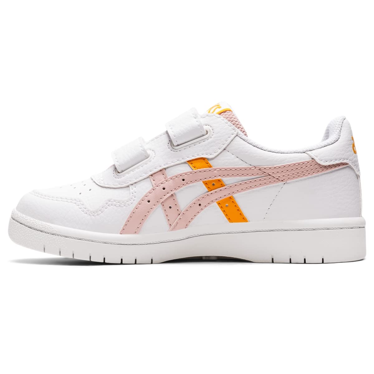 ASICS Girl's Japan S PS (Toddler/Little Kid) White/Ginger Peach 10 Toddler M