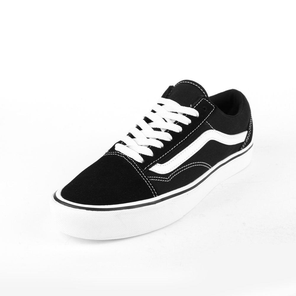 Vans Men's Low-Top, Black ((Suede/Canvas) Black/White Iju), 3.5