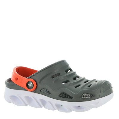 Skechers Boy's Foamies Hypno-Splash-Fusion Blast Sneaker 13 Little Kid Charcoal-orange