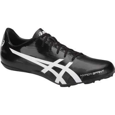 ASICS Men's Hyper Sprint 7 Track & Field Shoe, Black/White, 10 M US