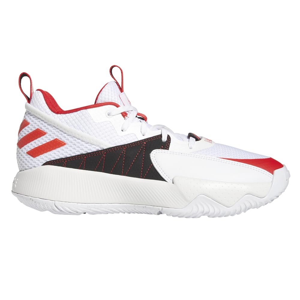 adidas Unisex Adult Dame Extply 2 10 Women/9 Men White/Vivid Red/Dash Grey