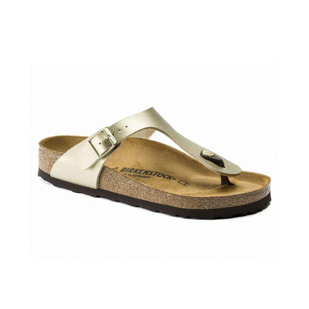 Birkenstock Women's Flip Flops, Gold, 6.5