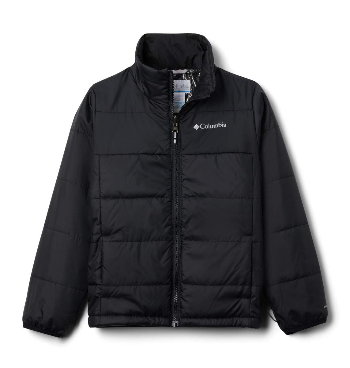 Columbia Boys' Whirlibird Ii Interchange Jacket Large Black Typo Print/Black