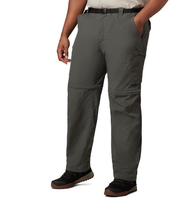 Columbia Men's Silver Ridge Convertible Pant, Breathable, UPF 50 Sun Protection, Gravel, 36x28