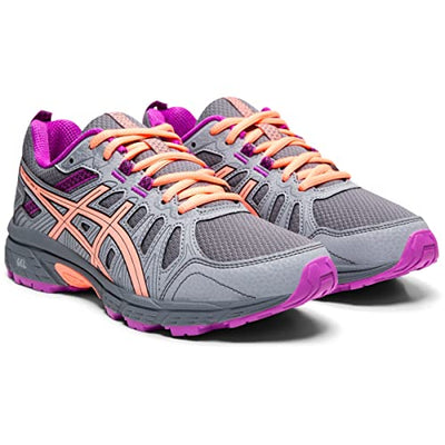 ASICS Kid's Gel-Venture 7 Grade School Running Shoes, 4, Metropolis/Black