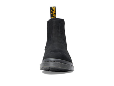 Dr. Martens Unisex Amphibians, Black Milled Nubuck Wp, 7 US Men