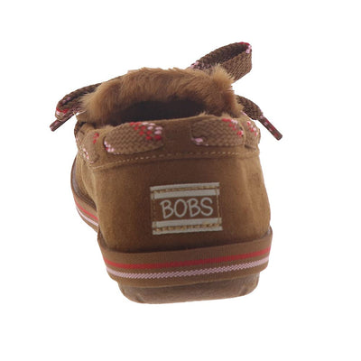 Skechers Women's BOBS Too Cozy - Winter's End Slippers, Chestnut, 11