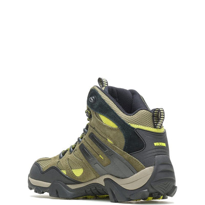 Wolverine Men's Wilderness Waterproof Hiking Boot, Olive, 13 X-Wide