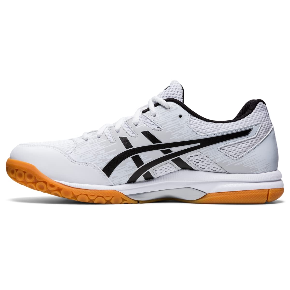 ASICS Men's GEL-Furtherup Volleyball Shoes, 10.5, WHITE/BLACK