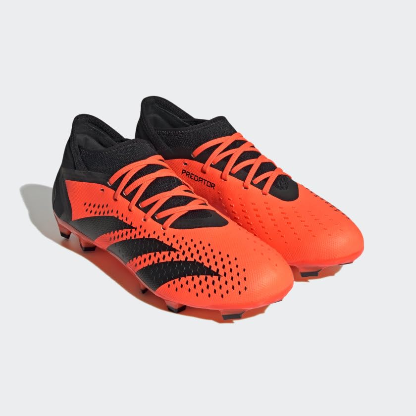 adidas Unisex Predator Accuracy.3 Firm Ground Soccer Cleats Shoe, Team Solar Orange/Black/Black, 7 US Men