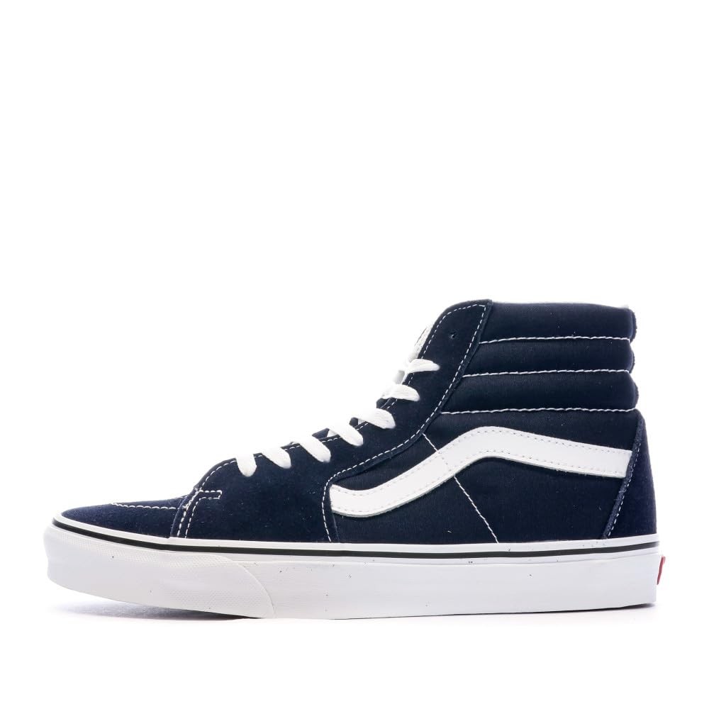 Vans Men's Sk8 Hi Sneaker, Parisian Night/True White, Size 10.5