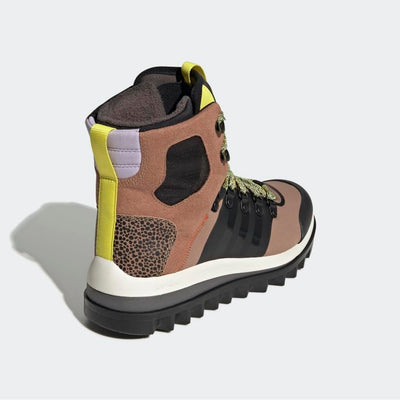 adidas by Stella McCartney Eulampis Boots Women's 7 Camel/Core Black/Shock Yellow