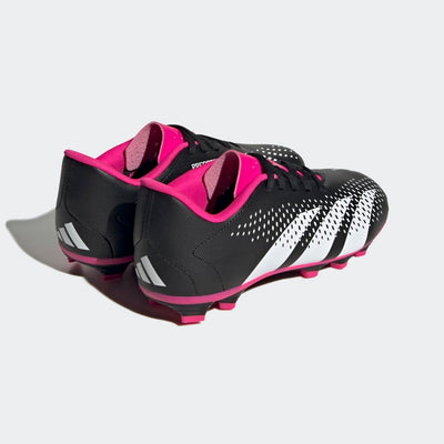 adidas Predator Match Unisex-Child Shin Guards Accuracy.4 Flexible Ground Black/White/Team Shock Pink 4.5