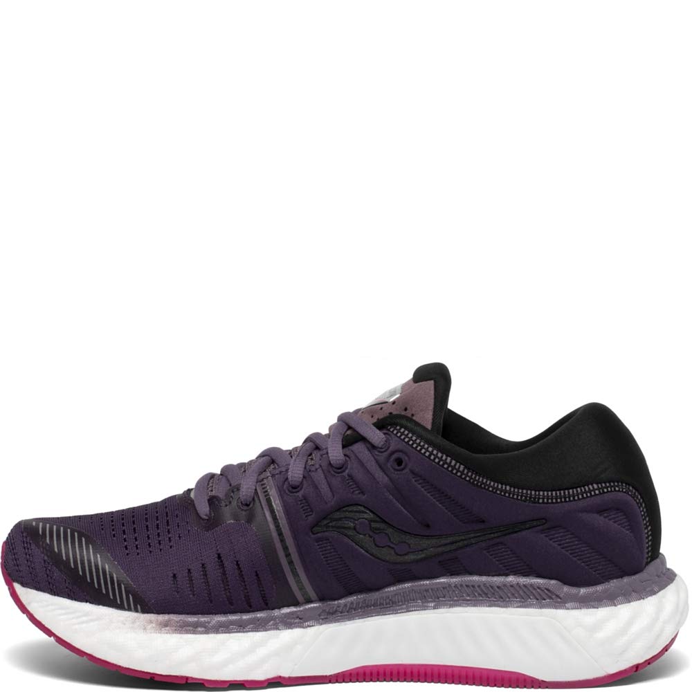 Saucony Women's Hurricane 22, Dusk/Berry, 7.5 Medium