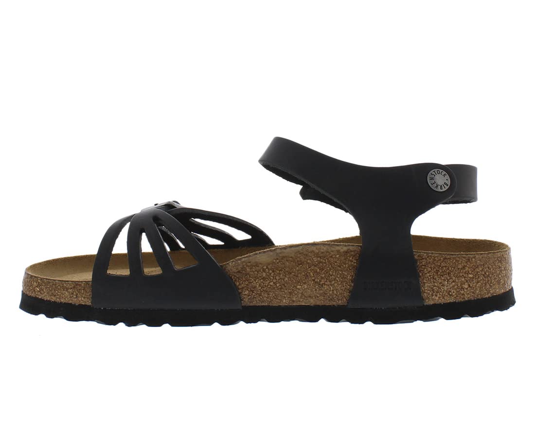 Birkenstock Bali Soft Footbed Black Oiled Leather N 40 N EU 9-9.5 Narrow Women7-7.5 Narrow Men