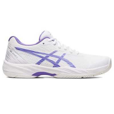 ASICS Women's Gel-Game 9 Tennis Shoes 6 White/Amethyst