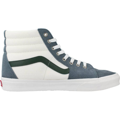 Vans UA SK8-Hi Varsity Canvas Blue/Green, Men US Size 9