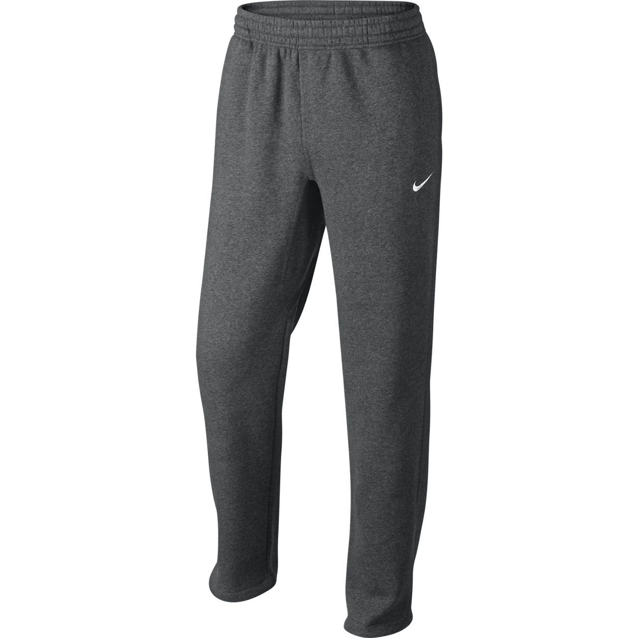 Nike Club Swoosh Men's Fleece Sweatpants Pants Classic Fit, XX-Large - Challenge Charcoal Grey/White