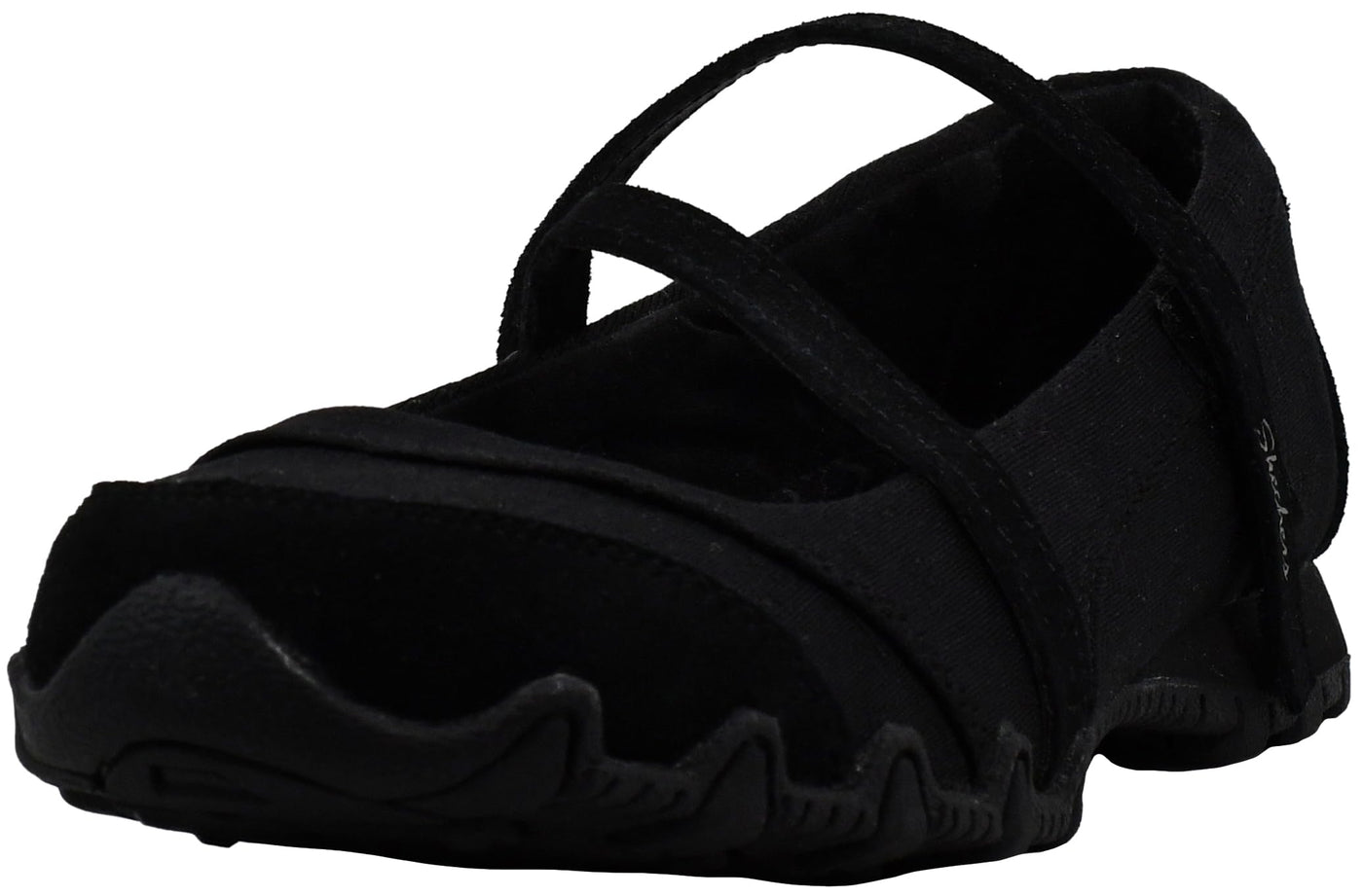 Skechers Women's Bikers MC - Get Up Mary Jane Flat 8.5 Black