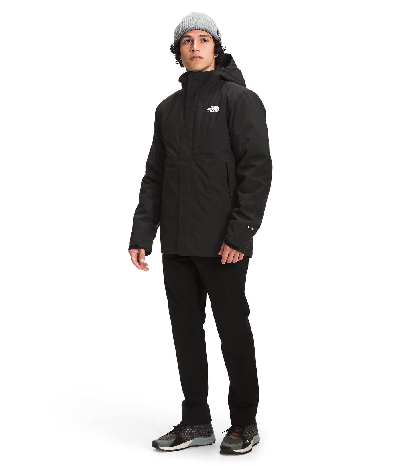 THE NORTH FACE Men's Carto Triclimate Waterproof Jacket, TNF Black, XX-Large