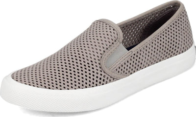 Sperry Seaside Perf Leather Grey 7.5 M (B)