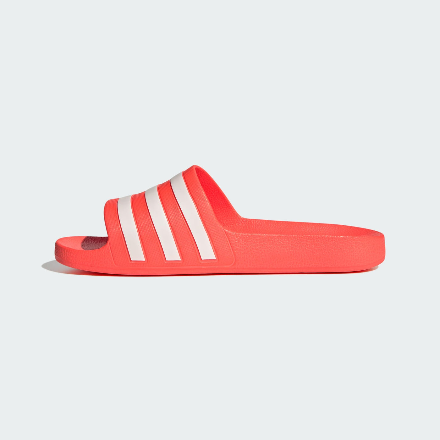 adidas Unisex Adilette Aqua Slide Sandal, Solar Red/White/Solar Red, 7 US Men