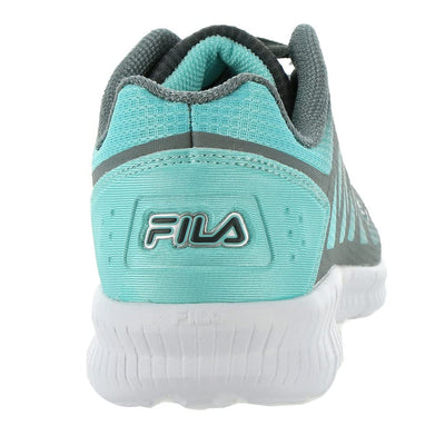 Fila Women's, Memory Fantom 6 Running Shoe 8 Castlerock/Monument/Aruba Blue