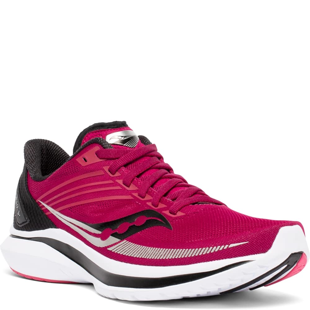 Saucony Women's Kinvara 12 Running Shoe 10.5 Cherry/Black