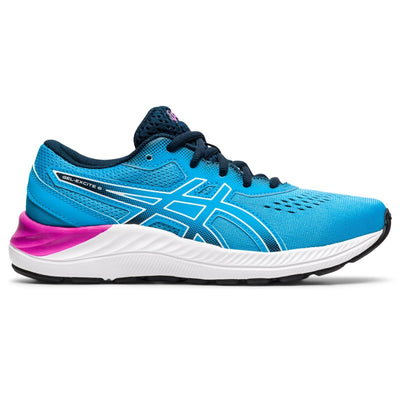 ASICS Girl's Gel-Excite 8 GS (Little Kid/Big Kid) Digital Aqua/White 3.5 Big Kid M