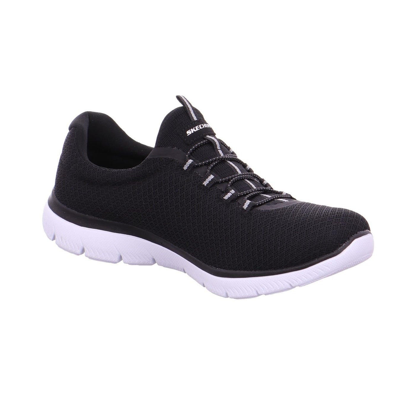 Skechers Women's Summits Sneaker 8 Black/White Bkw