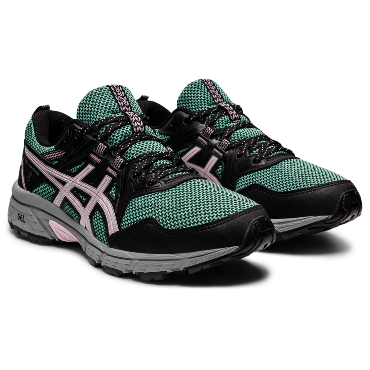 ASICS Women's Gel-Venture 8 Running Shoes, 11.5, SAGE/Barely Rose