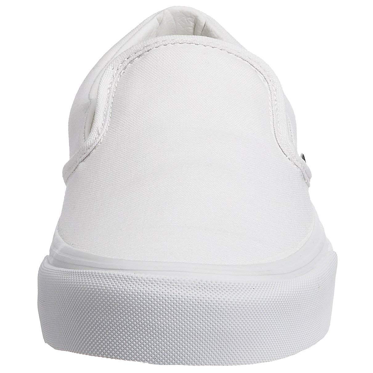 Vans Men's Classic Slip ON Skate Shoes 3.5 (True White)