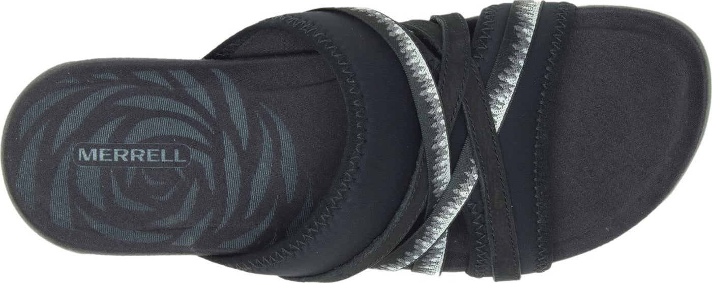 Merrell Women's Terran 3 Cush Slide Sandal, Black, 11