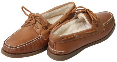 Sperry Women's A/O 2 Eye, Sahara (Shearling)-7.5